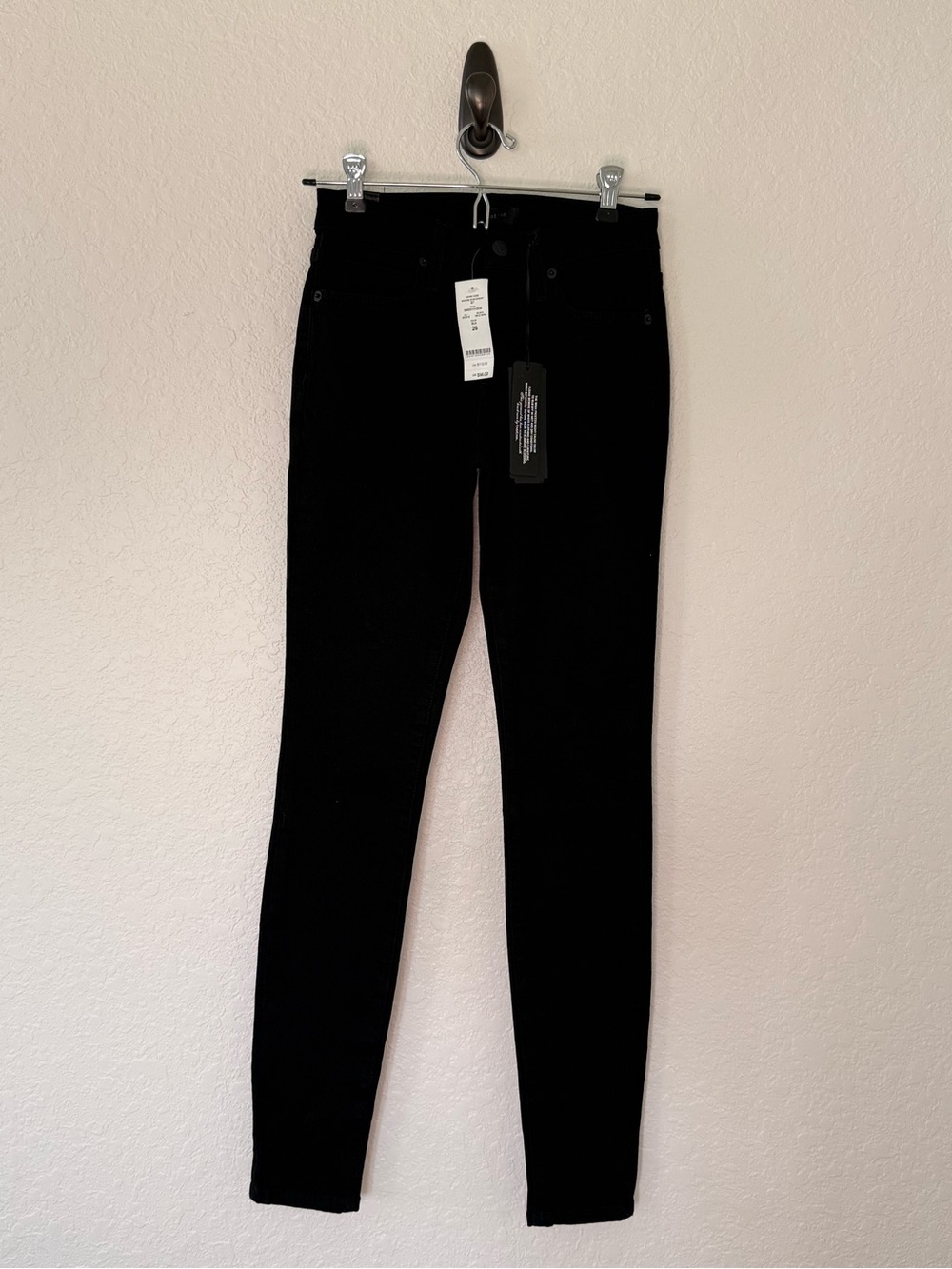Bebe Black Mid-Rise Skinny Jeans | Size 26